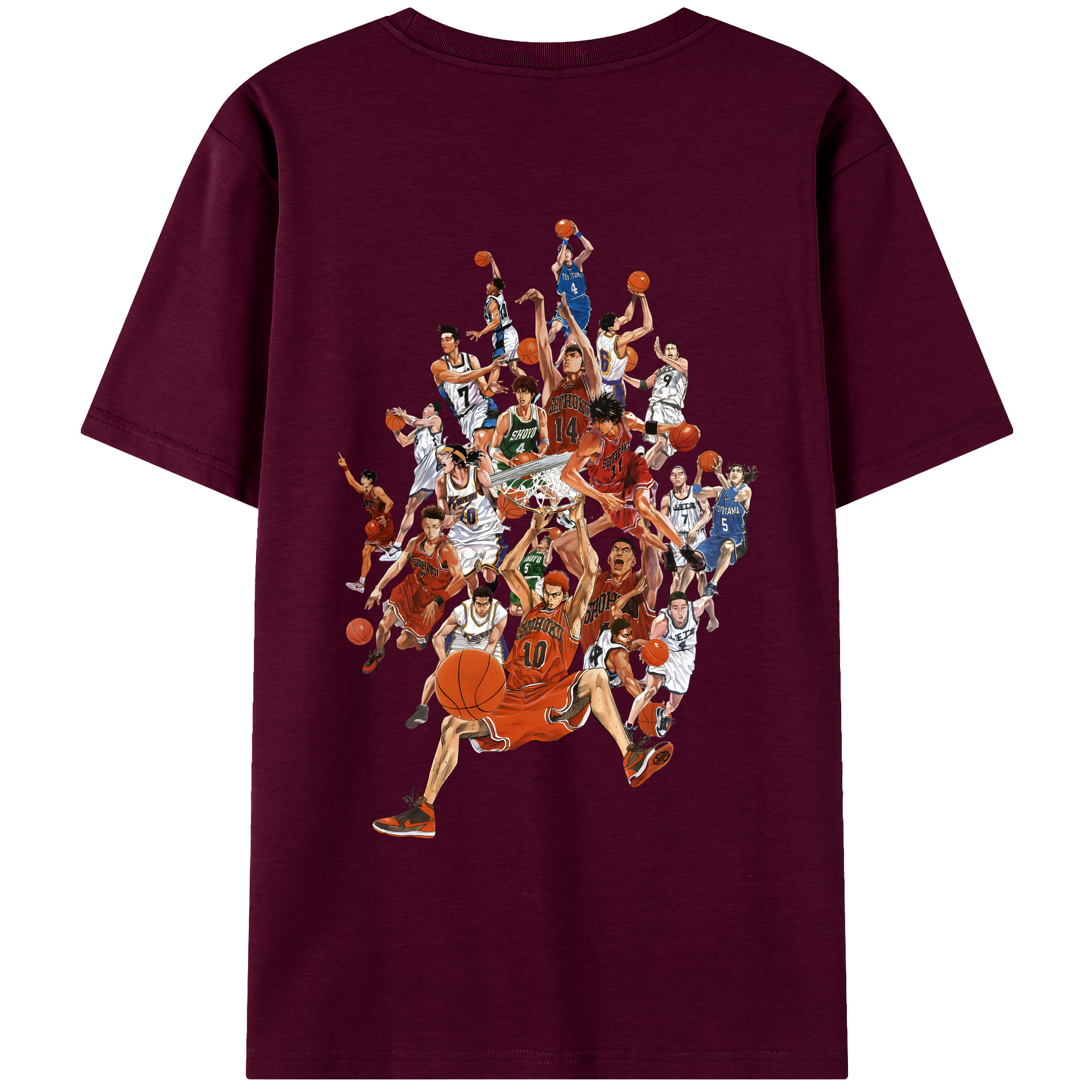 （画像用） SLAM DUNK／スラムダンク レディース半袖Tシャツ(バックプリント)